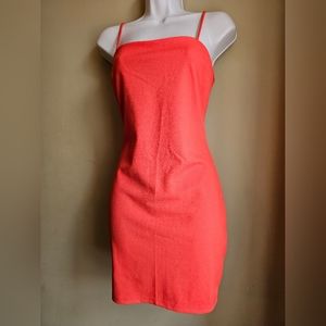 Coral casual dress